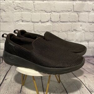 Skechers women Slip-On Loafers Black mesh & Memory Foam Size 10